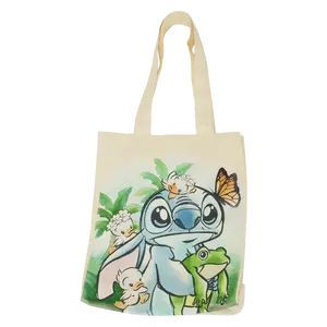 Stitch Springtime Daisy Canvas Tote Bag