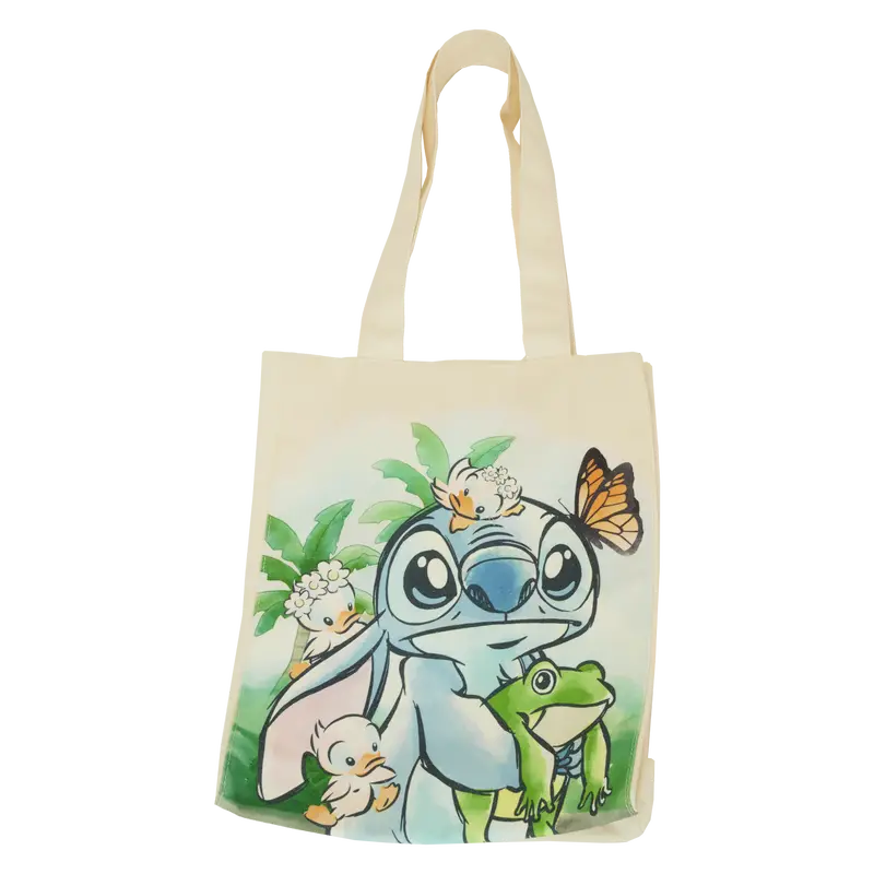 Stitch Springtime Daisy Canvas Tote Bag