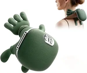 Neck Massager for Pain Relief Deep Tissue with Fingers, Bionic Portable Cordless Electric Shiatsu Shoulder Massage with Heat and Compression