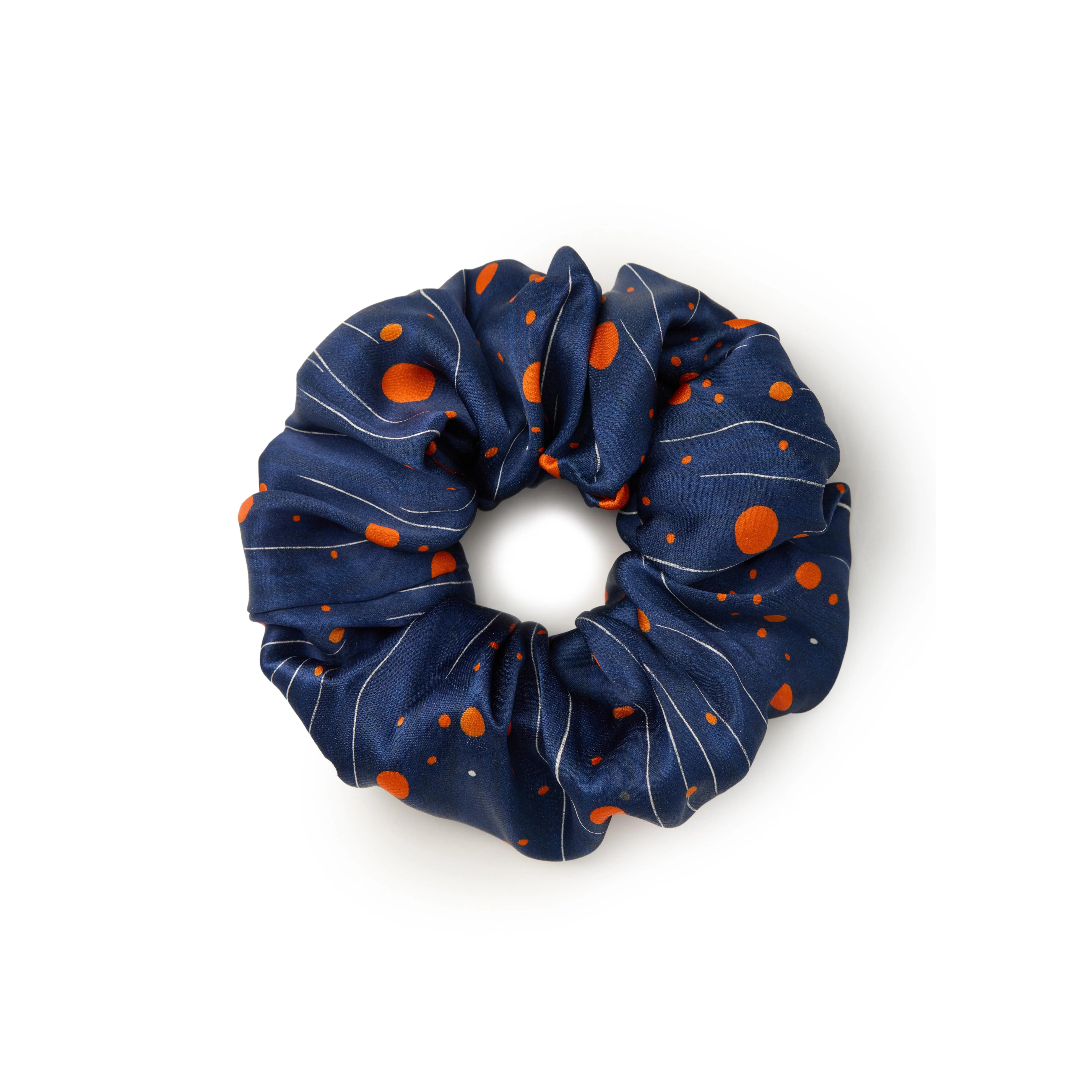 Celestia Silk Scrunchie - Blue