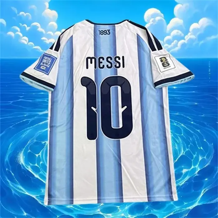 2026 Home White No.10 Messi Short sleeve Soccer jersey