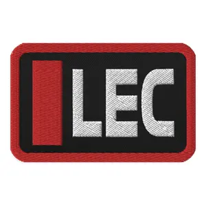 LEC Race Day Abbreviation Embroidered patch