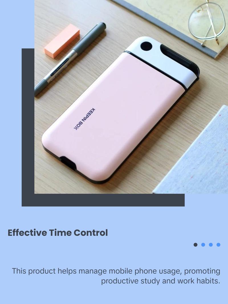 Portable Phone Timer Lock Box Self-Control Timer Locker for Smart Mobile Phone Addiction Students Self-Discipline Timing Lock