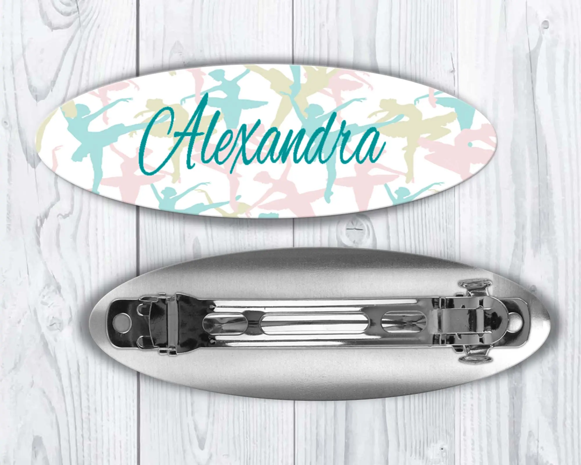Custom Hair Barrette | Personalized Hair Accessories | Dancer