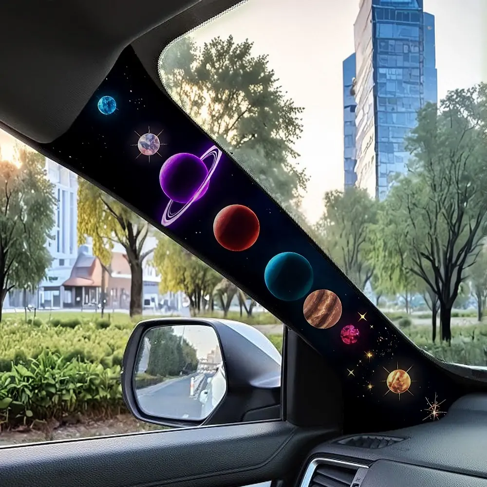 Jdm Car Interior Decor Universal Style a Pillar Modification Refurbishment Kit, Upgrade 8 Star Patterns Self-Adhesive Elastic Patch Set, Car Interior Decorative, Car Interior Accessory, Car Decorations, Car Accessories