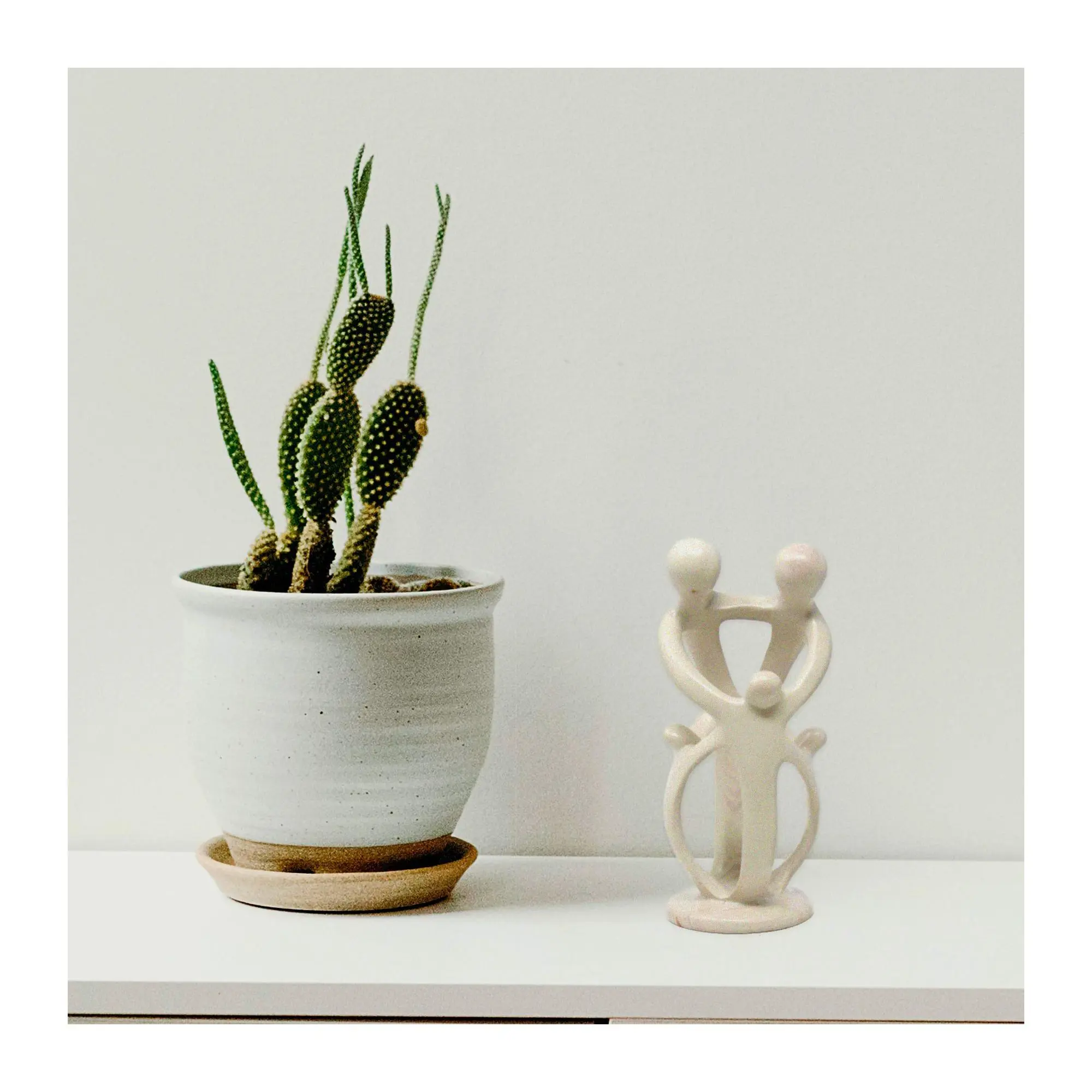 Global Crafts Soapstone Family Sculpture: 8 inch