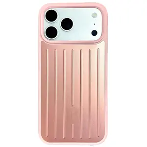 Aluminum Alloy Luggage Case with Stand for iPhone 17 Pro/Pro Max | Lightweight Durable Bracket Perfect Fit