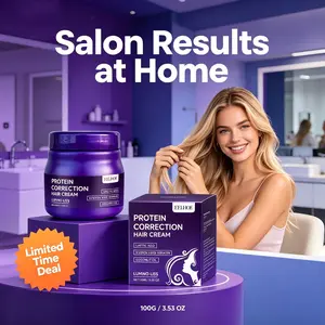 100g Protein Straightening Cream,.It Moisturizes And Hydrates The Hair,Prevents It From Drying Out,Makes The Hair Smooth And Shiny,Provides Long-Lasting Straightening Effect And Keeps The Hair Styled For A Long Time.Summerwins Tiktokshop Dealsforyoudays