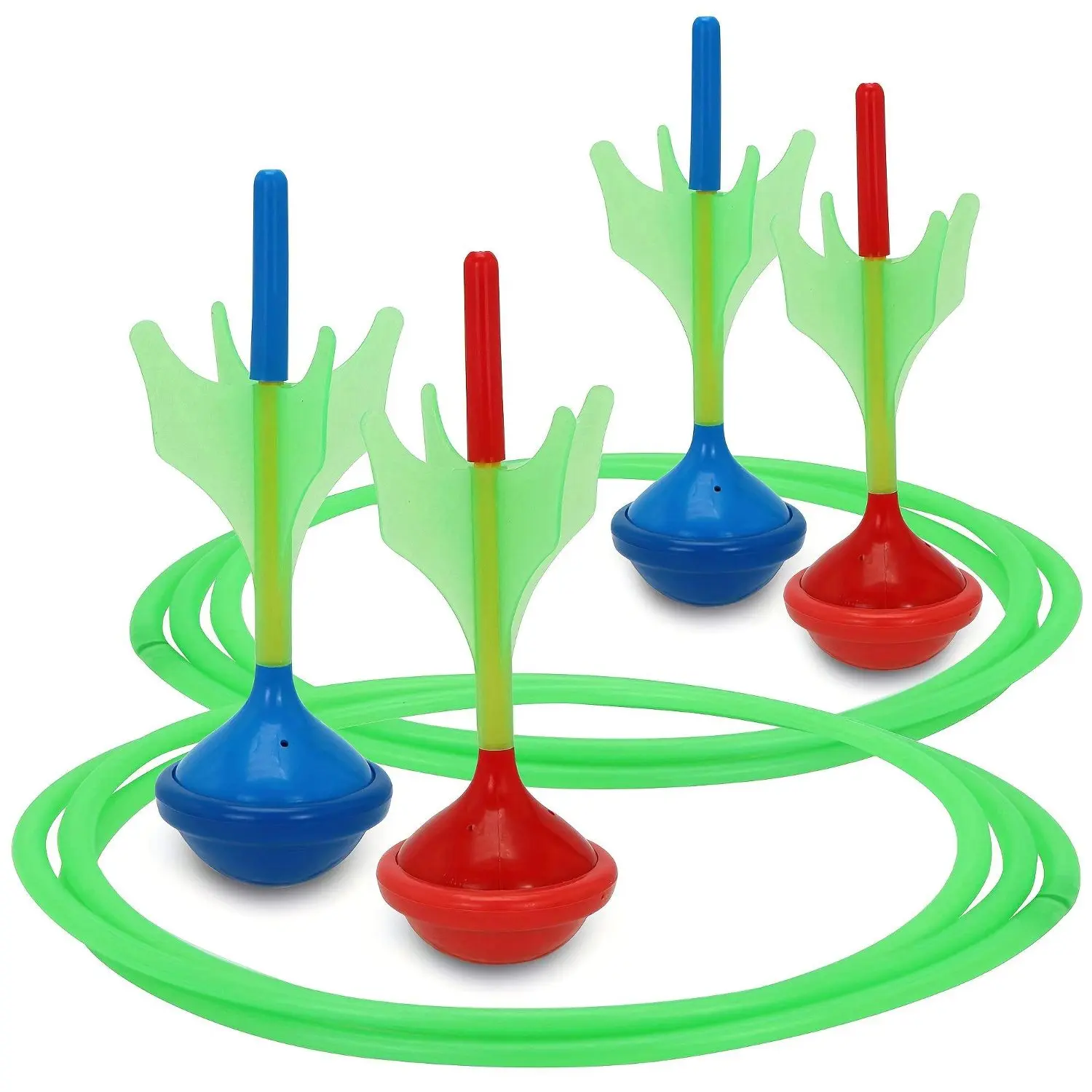 6pcs Lawn Darts Game Set for Kids And Adults - Glow In The Dark Outdoor And Indoor Lawn Games for Adults And Family, Soft Tip Darts Set for Kids Camping, Outside Yard, Christmas Birthday Gifts for Boys And Girls