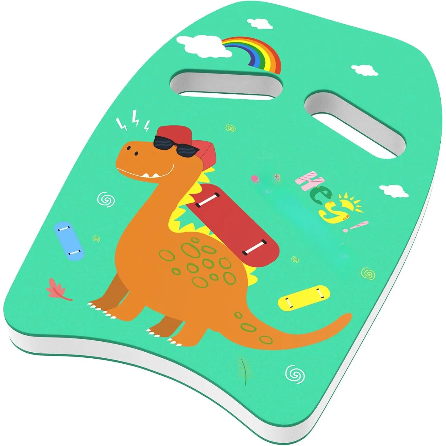 Swim Kickboard for , Swimming Kickboard Cute Pattern Swim  Aid for , Pool Exercise Equipments for Beginning Swimmers Safety Swim Board Auxiliary