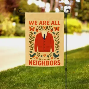 Inclusivity Garden Flag, Welcome Neighborhood Yard Flag, Community Flag Gift, Inclusive Welcome Sign Flag, Small Welcome Flag, Community Garden, Kindness garden flag