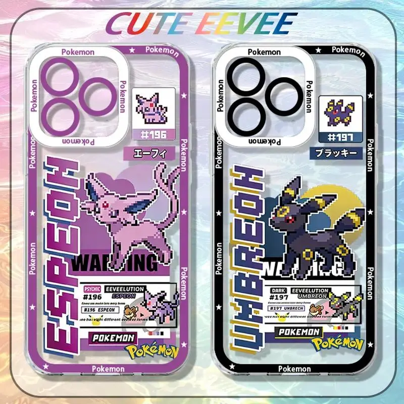 P-Eevee Animal Colorful Casing - Protective Mobile Phone Accessory for iPhone 17 Air, 16, 15, 14, 13, 12, 11, Pro, MAX