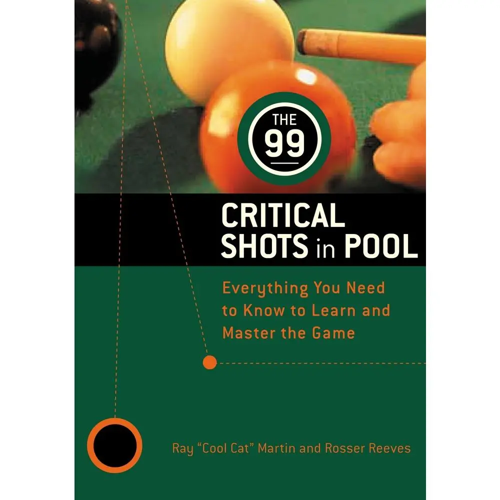 USED Book - The 99 Critical Shots in Pool: Everything You Need to Know to Learn and Master the Game by Martin, Ray (Paperback) - english