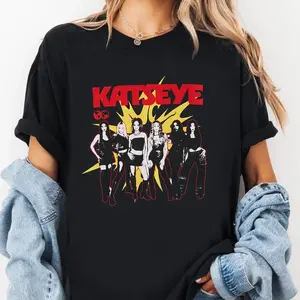 KATSEYE Group T-Shirt – Kpop Girl Group Shirt Y2K Aesthetic Outfit
