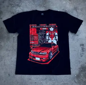 Firm400 x Sticker This Red Chaser Anime Shirt