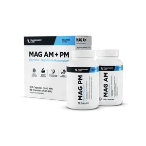 Transparent Labs Mag AM + PM | Magnesium Threonate, Taurinate and Bisglycinate