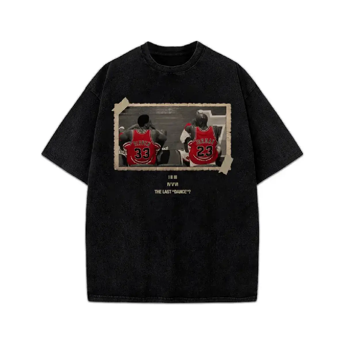 Men's Vintage Basketball Graphic T-Shirt, Casual Crewneck in Stretch Sport Fabric for Year-Round Layering and Casual Wear