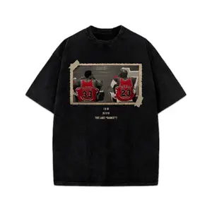 Chicago The Last Dance Vintage MJ & Pip T-Shirt Crewneck Cotton