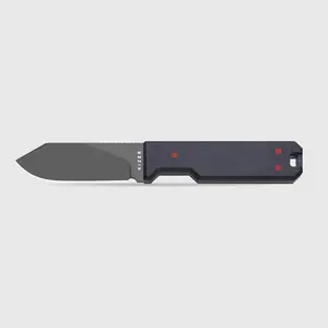 Kizer Abrams Outdoor Camping Compact EDC CPM 3V Richlite & Carbon Waves (GID) 1133A1
