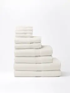 Elevated Plain Luxe Bath Bundle with Plush Bamboo Viscose & Cotton Towels