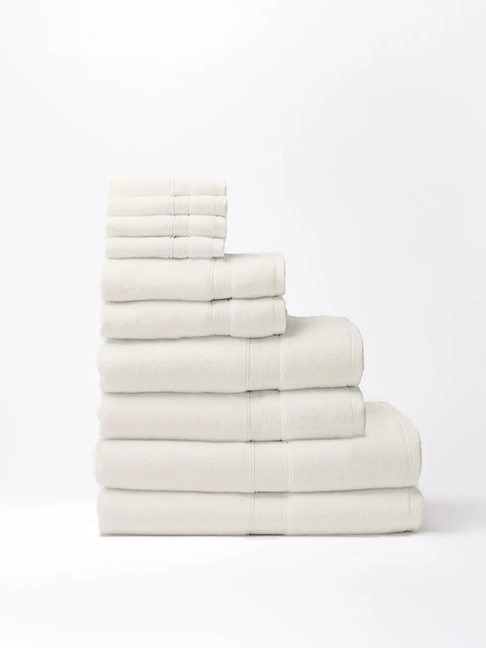 Cozy Earth Complete Luxe Bath Bundle | Ultra-Soft Bamboo Viscose & Cotton Towel Set with Zero-Twist Technology