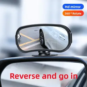 Car Rearview Mirror Blind Spot Assist, Wide Angle Full View HD Glass, Waterproof Sunscreen, Easy Installation, No Damage