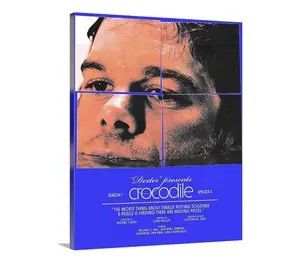 Dexter Crocodile Canvas