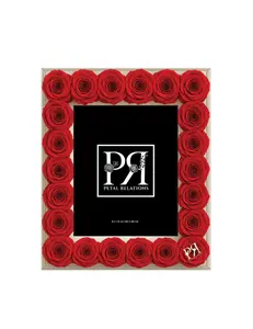 Large Forever Preserved Roses Petal Frame
