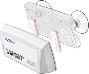EZ Pass Holder for Windshield for  States Major, Ezpass Holder for Windshield Easy to Install and Remove Ipass Sticker Mont Toll Transponder for