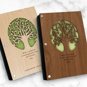 Tree of Life Hardwood Journal - Personalizable