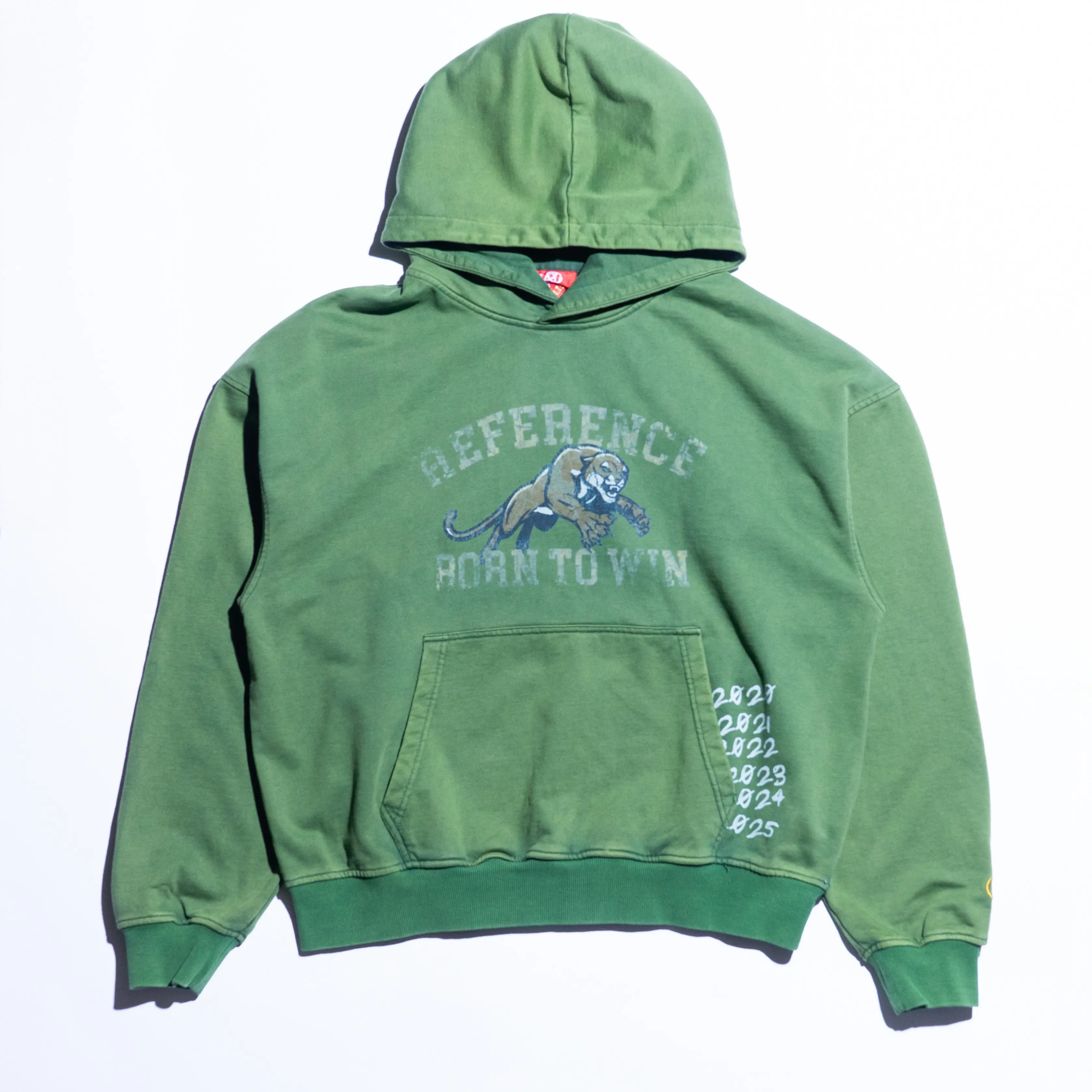 Vintage Reference Hoodie (Sunfaded Green)