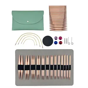 13 Pairs of Interchangeable Circular Knitting Needles Set, Circular Knitting Needles, Knitting Needles,3mm-10mm US