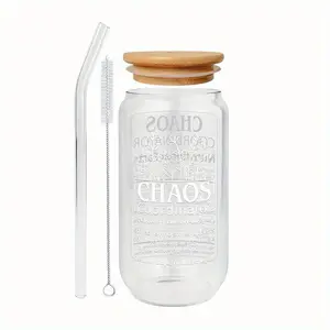 Thank You Gifts for Women, Boss, Manager, Office, Nurse, Mom, Teacher, Humor Gift, 16 Oz Can Glass Jar, Coworker Birthday, Christmas Valentine Gifts