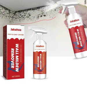 Wall Mold Remover (60ML/60ML*3), Bathroom Tile Floor Mildew Cleaner, Wall Surface Cleaning, Stain Prevention Agent
