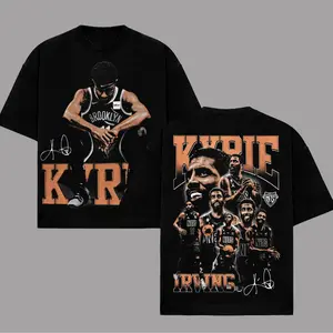 Vintage Kyrie Irving Basketball Shirt #11 Retro Hoops Graphic Tee Brooklyn Style Fan Shirt Streetwear Tee Perfect Game Day Outfit Gift For Basketball Fans Trendy Basketball Graphic Shirt