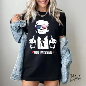 You Missed Shirt, Trump Shirt, MAGA Shirt, Trump For President, 2024 Election Shirts, Unisex Presidential Election Tees