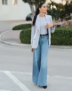 Express High Waisted Relaxed Wide Leg Stretch Jeans