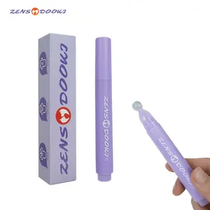 ZENS DOOKS Dog & Cat Paw Balm - Lick-Safe Liquid Moisturizing Foot Pen for Pet Paws & Noses - Repairs Heals Dry Cracked Pads - Soothing Balm for Hot Ground - All-Natural Food-Grade Ingredients - Gift Cleanser