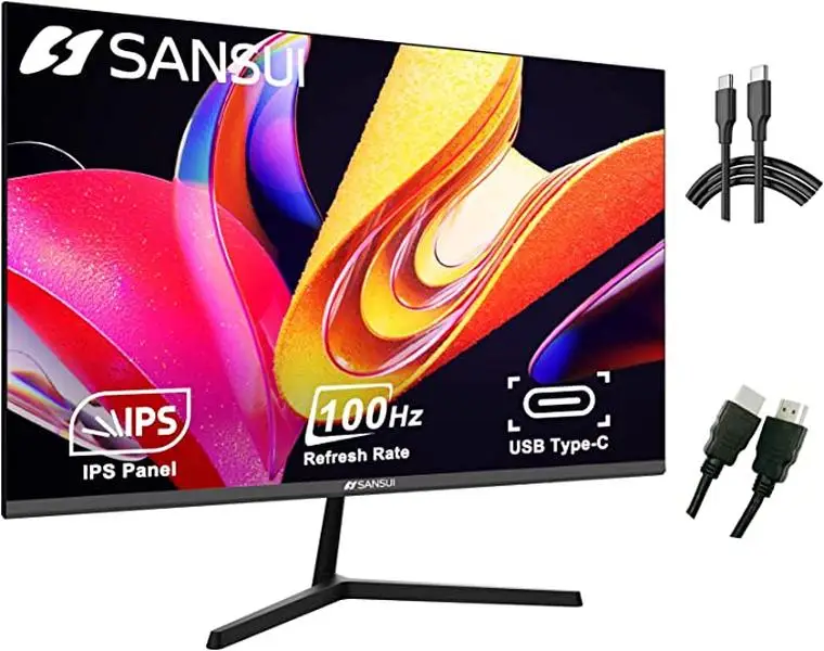 Computer Monitors 27/24/22 inch IPS USB Type-C FHD 1080P HDR10 Built-in Speakers HDMI DP Game RTS/FPS tilt Adjustable for Working and Gaming (ES-27X3