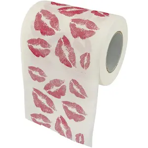 Fairly Odd Novelties Kisses Lips Novelty Toilet Paper