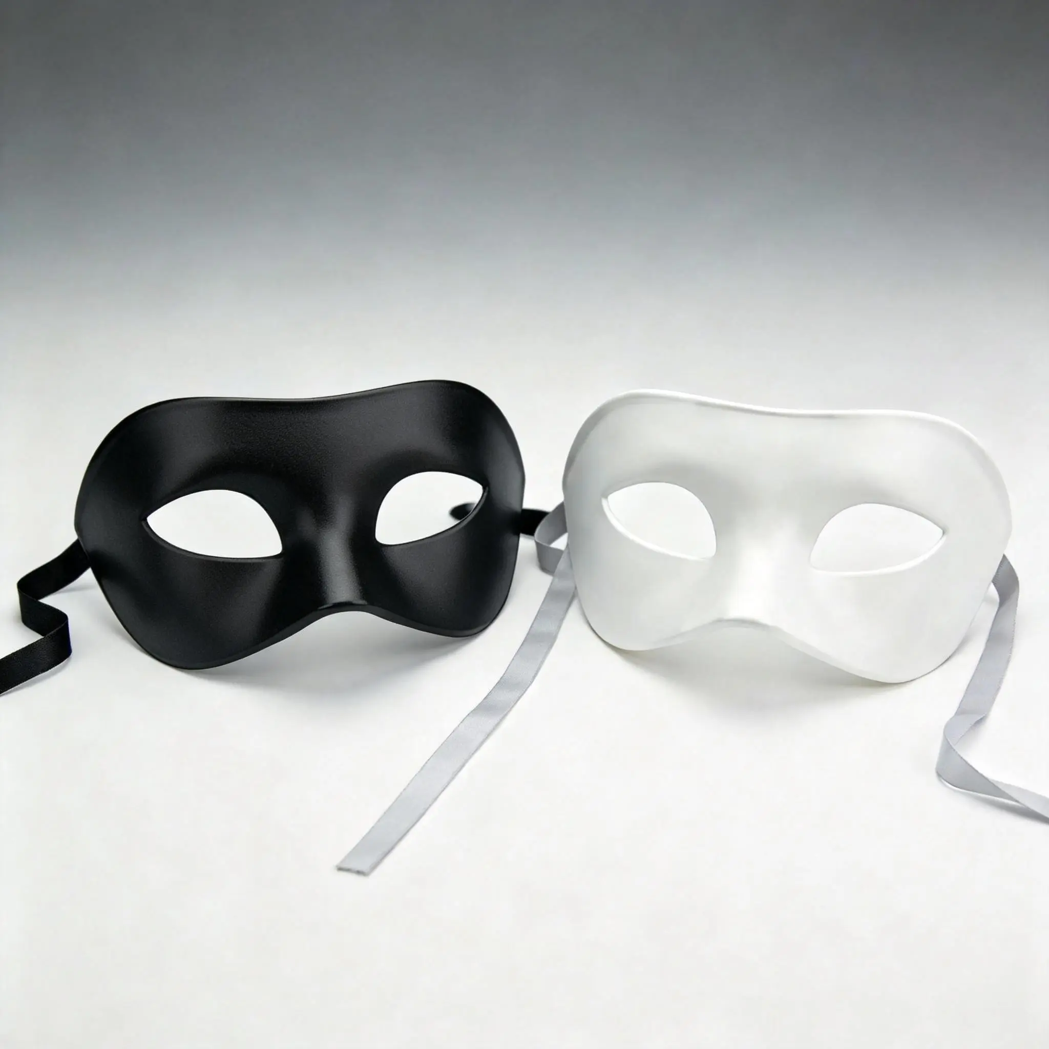 2 Piece Ballroom Mask Set, Thick Flat Head Party Atmosphere Costume Props, Party Decoration Supplies, Unisex Sexy Masquerade Masks, Accessories, Model Xinghao
