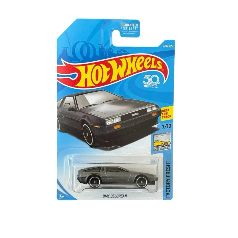 Hot Wheels DMC Delorean 1:64 Collector's Edition Model Car - Car Model Replica Diecast Toy for Collectibles Enthusiasts (270/365), Model Cars