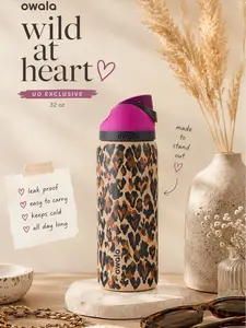 [NEW] Owala Leopard FreeSip 32oz "Wild At Heart" Water Bottle (945ml)