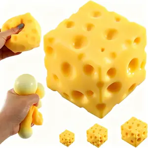 edge control squishy  IMOLI Cheese Squishy, Cheese Block Squeeze Toy, Squishies Stress Relief Fidget Toy, Stress Balls for Adults, Stress Relief Gifts, Stocking Stuffer Gifts for Birthday (2.8 inch)