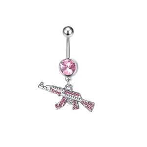Ak 47 Belly Ring