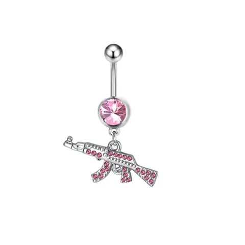 Ak 47 Belly Ring