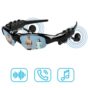 Bluetooth Glasses Smart Glasses Polarized Sunglasses with Bluetooth Speaker Wireless Music & Calls Athletic/Outdoor UV Protection and Voice Control Unisex Sunglasses