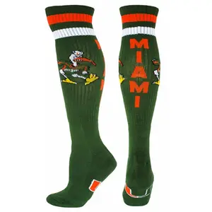 Miami Hurricanes Green Tube Socks Miami Hurricanes Green Tube Socks