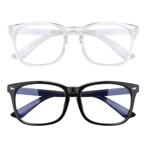 2026 Trending Blue Light Glasses for Gaming & Style ，Anti-Blue Light Square Frames for Men & Women - Fashion Eye Glasses & Computer Eyewear