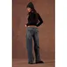 Pacsun Women's Zoe Low Rise Girlfriend Jeans Dark Blue
